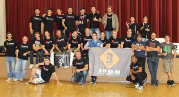 Photo des membres Icon Team Valais lors d'une compétition organisée à Conthey